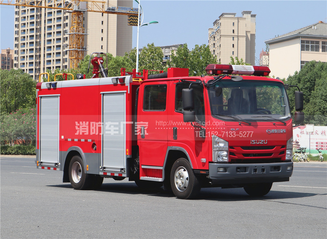 3.5噸小型水罐消防車【五十鈴700P】