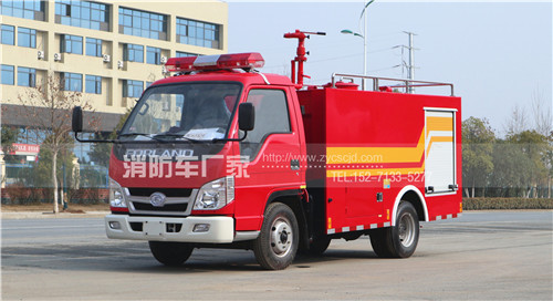廣東廣州用戶：定購福田2噸水罐消防車