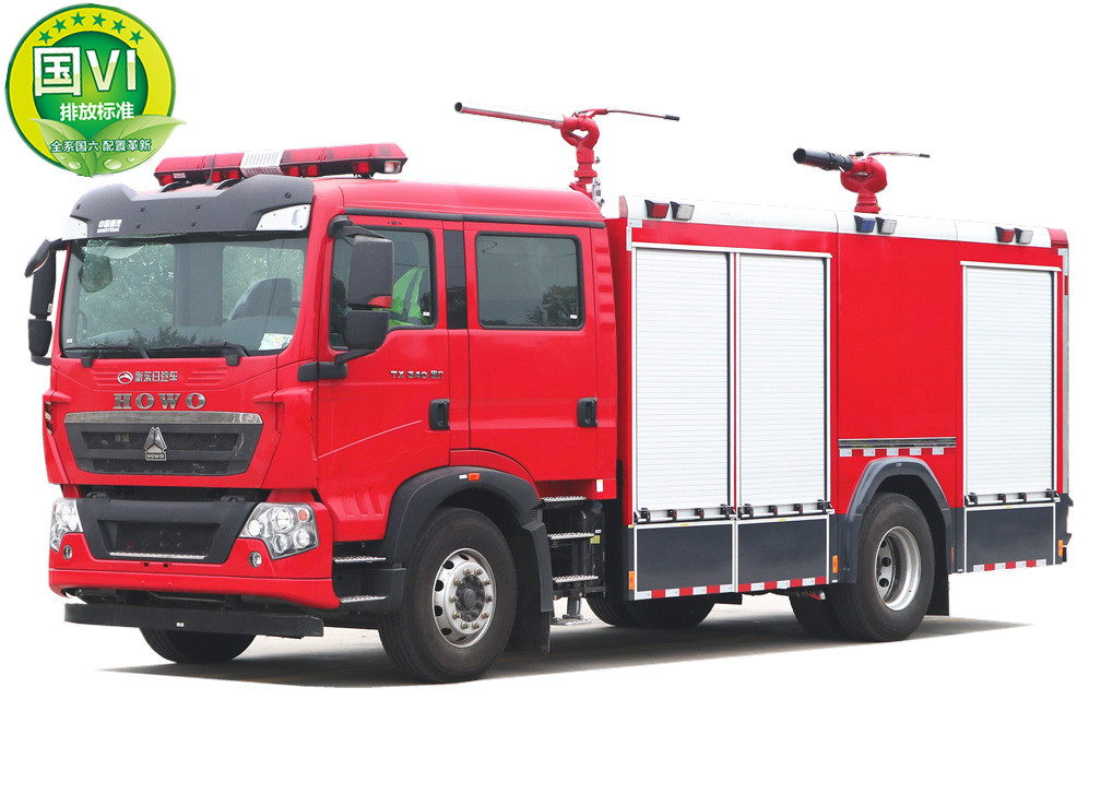 重汽單橋干粉泡沫聯(lián)用消防車